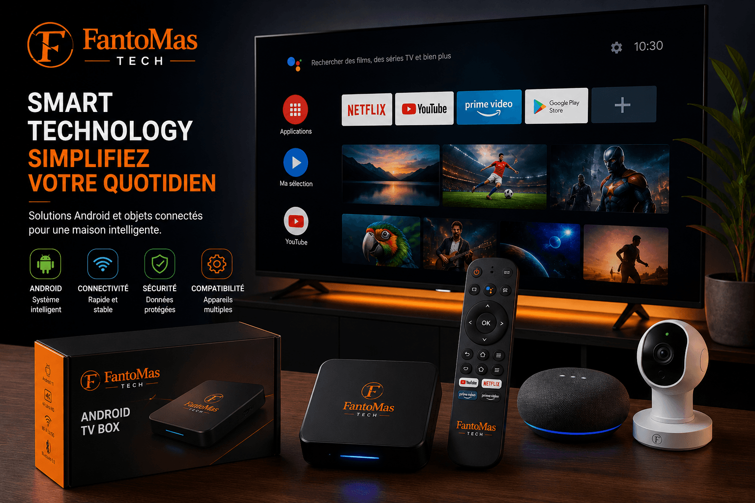 Des produits utiles pour moderniser le quotidien.